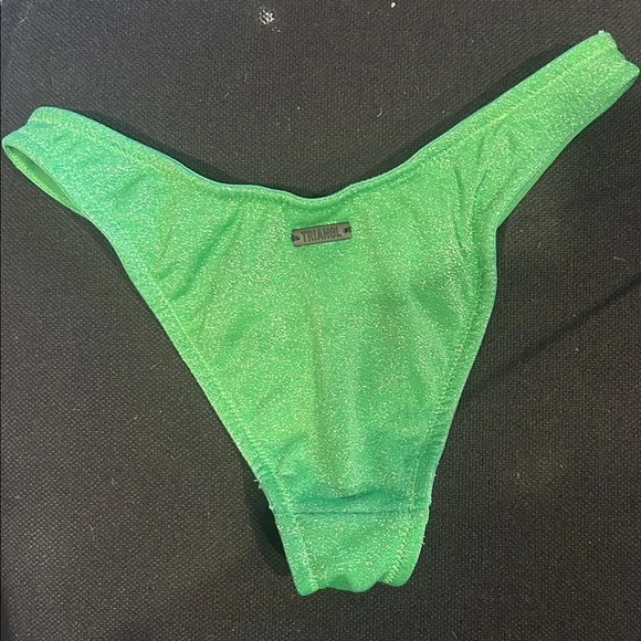Triangl Green Shimmer Bikini Bottoms - Picture 5 of 6
